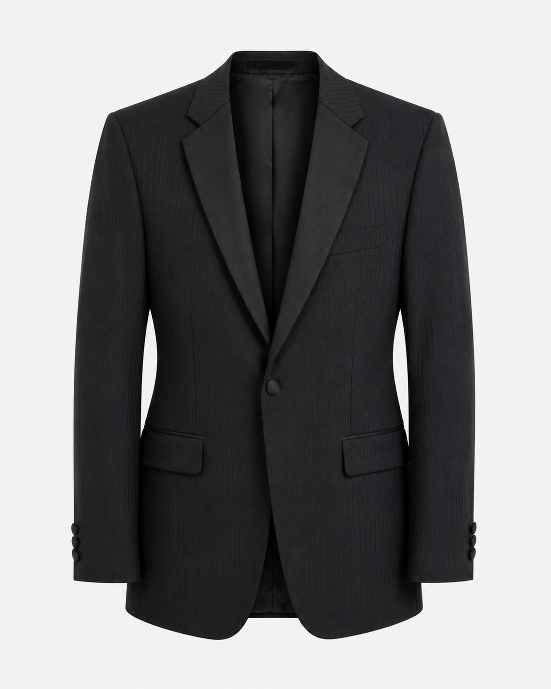 Black Stripe 2 Piece Dinner Suit | 100% Pure Wool | Torre Uomo | Brand New