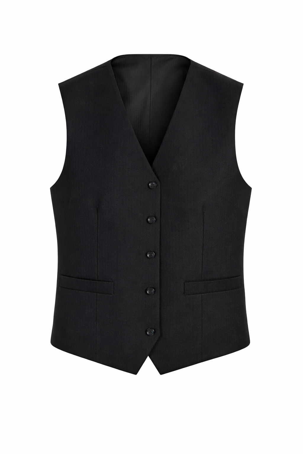 Black Herringbone Wool Waistcoat | Masonic, Masons, Freemason, Funeral Directors