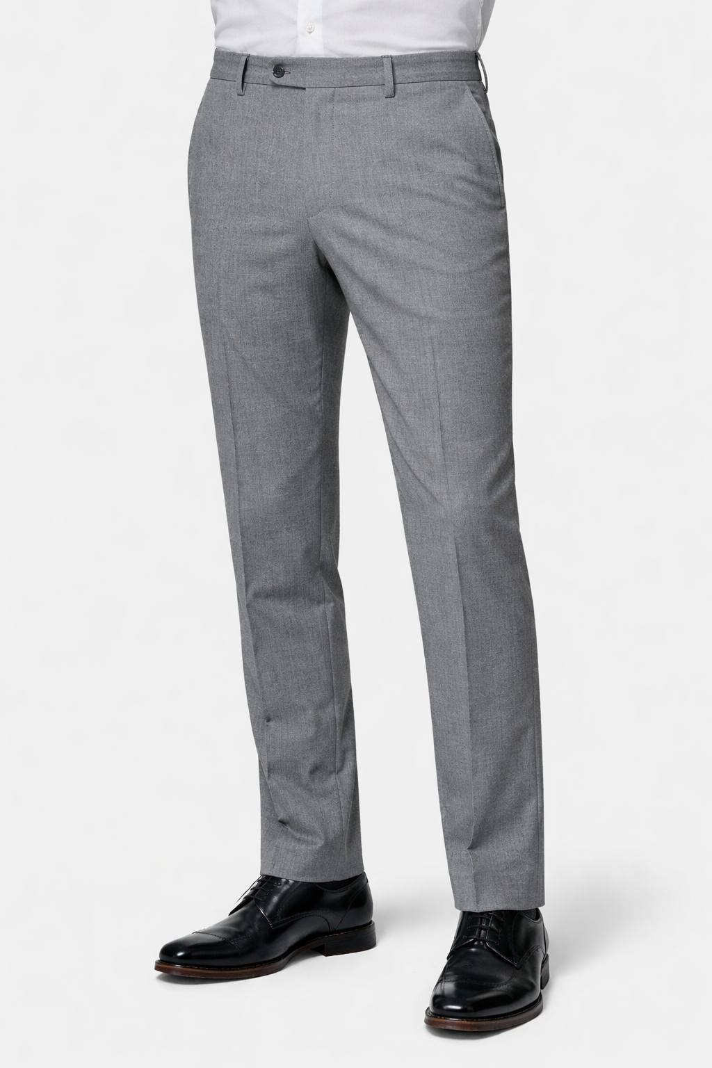 Benetti Regency Grey 3 Piece Wool Suit | Tailored Fit Jacket, Trousers & Waistcoat