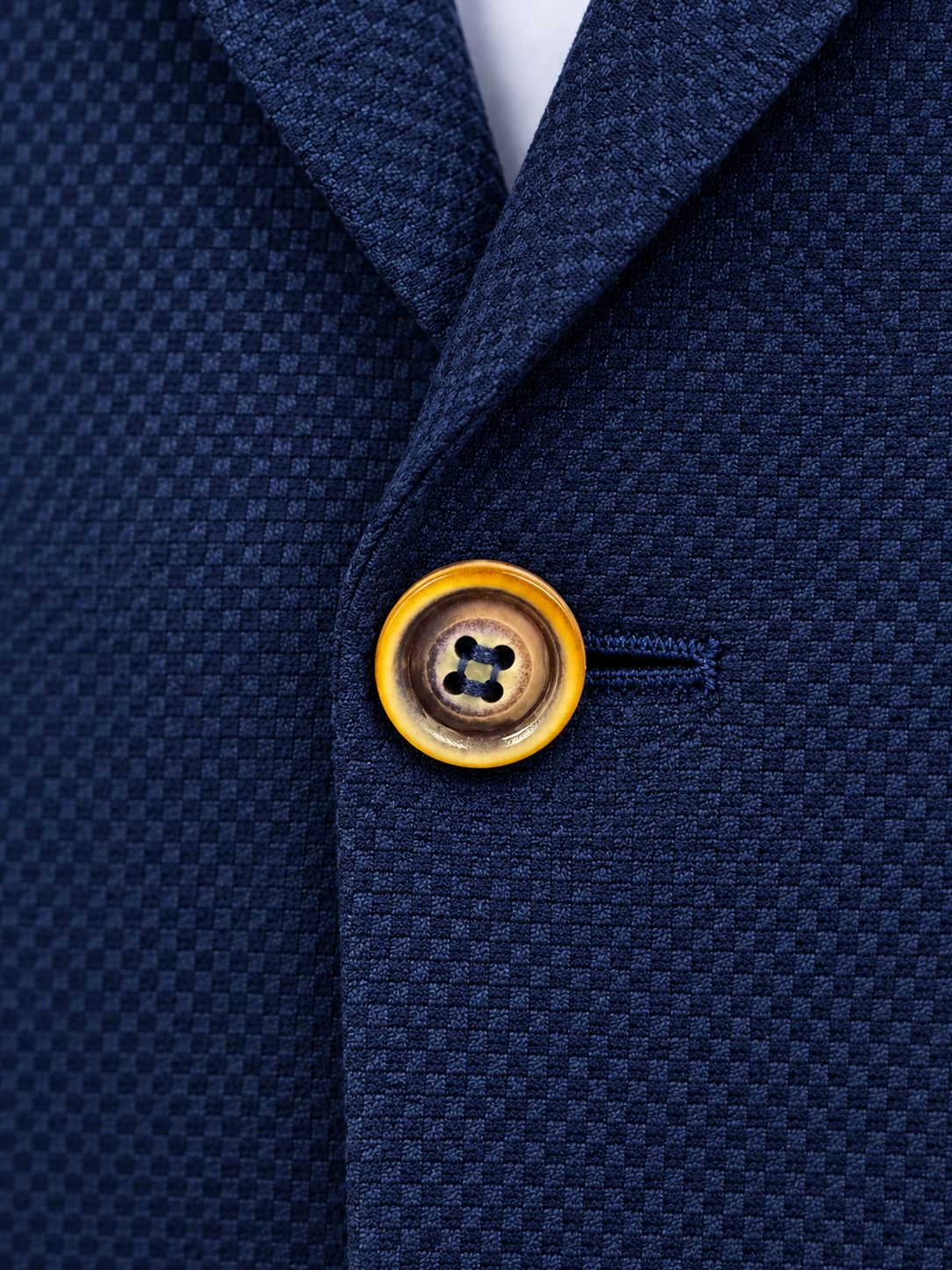 Navy Blue Twill Blazer | Comfort Fit Smart Casual Sports Jacket | Wilson Dark Blue