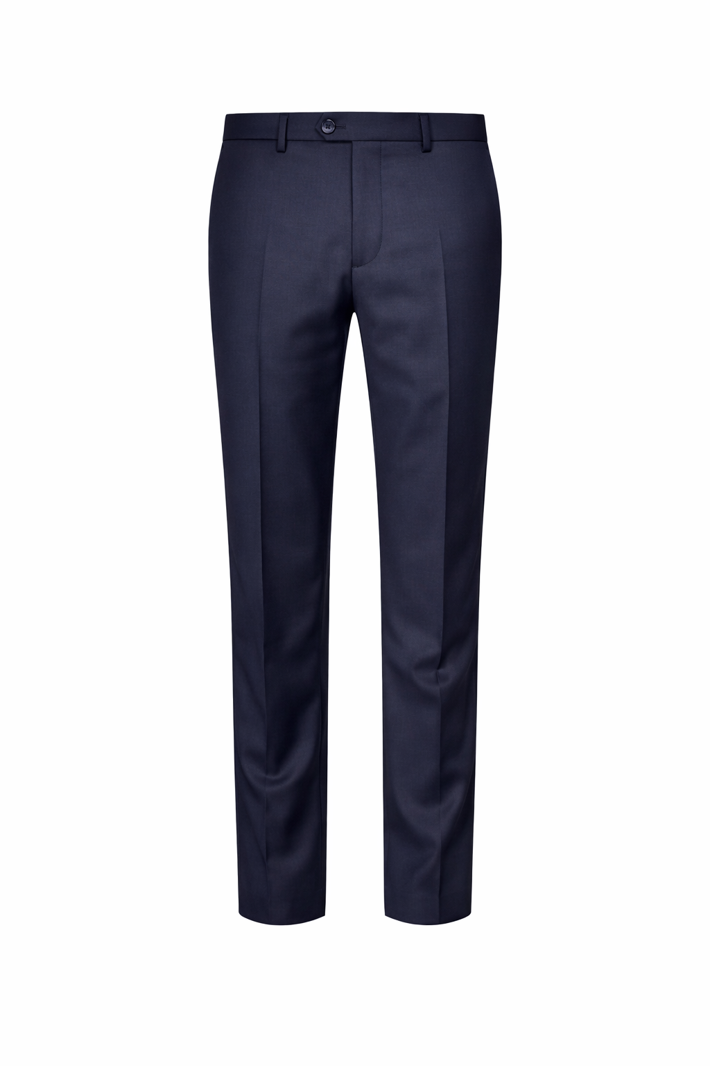 Ben Sherman Navy Blue 100% Wool Trousers | Slim Fit