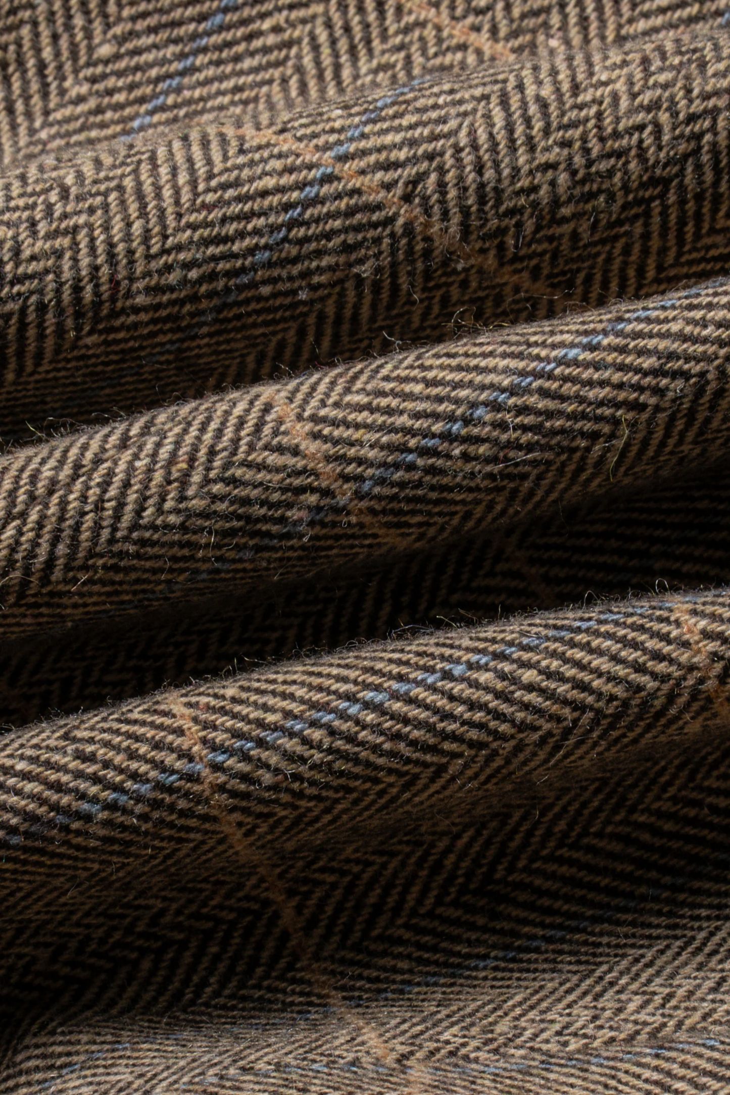 Cavani 3 Piece Tweed Suit | Albert Brown Herringbone | Wool Slim Fit