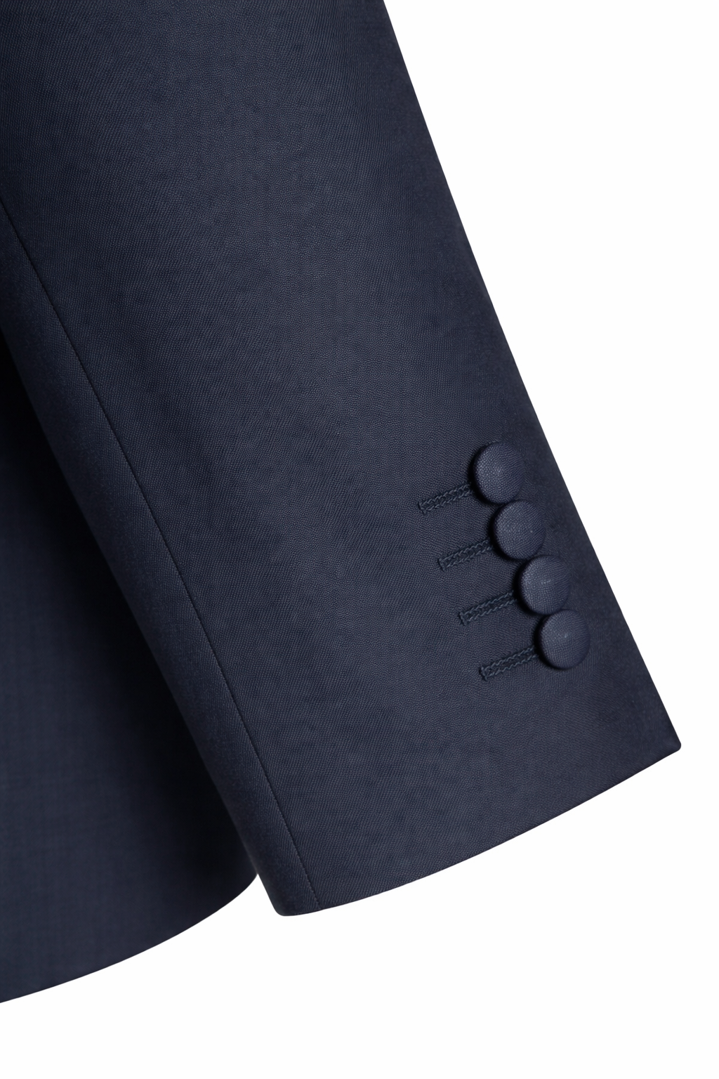 Navy Blue 100% Wool 2 Piece Suit | Classic Fit | Jacket & Trousers