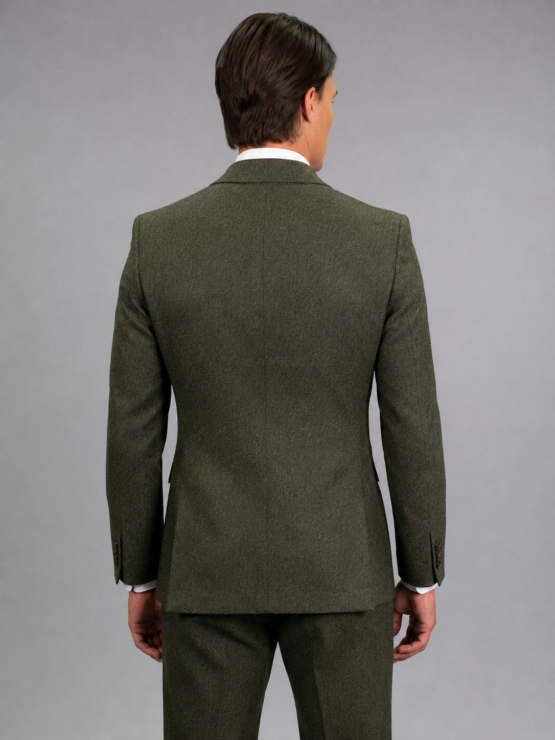Torre Green Yorkshire Mill Tweed 3 Piece Suit | 100% Wool | Regular Fit