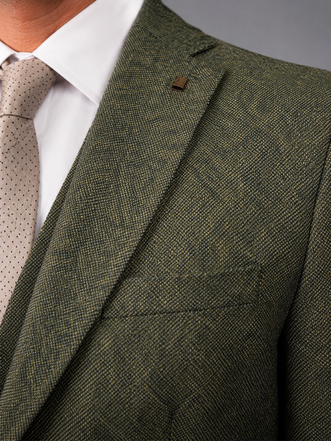 Torre Green Yorkshire Mill Tweed 3 Piece Suit | 100% Wool | Regular Fit