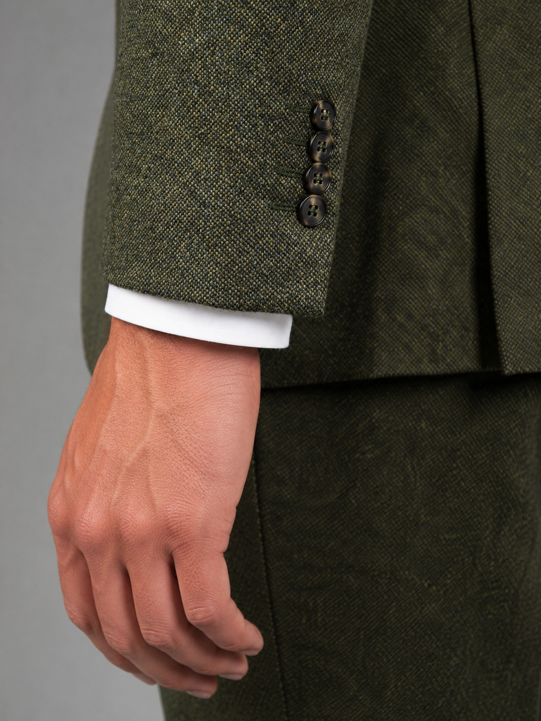 Torre Green Yorkshire Mill Tweed 3 Piece Suit | 100% Wool | Regular Fit