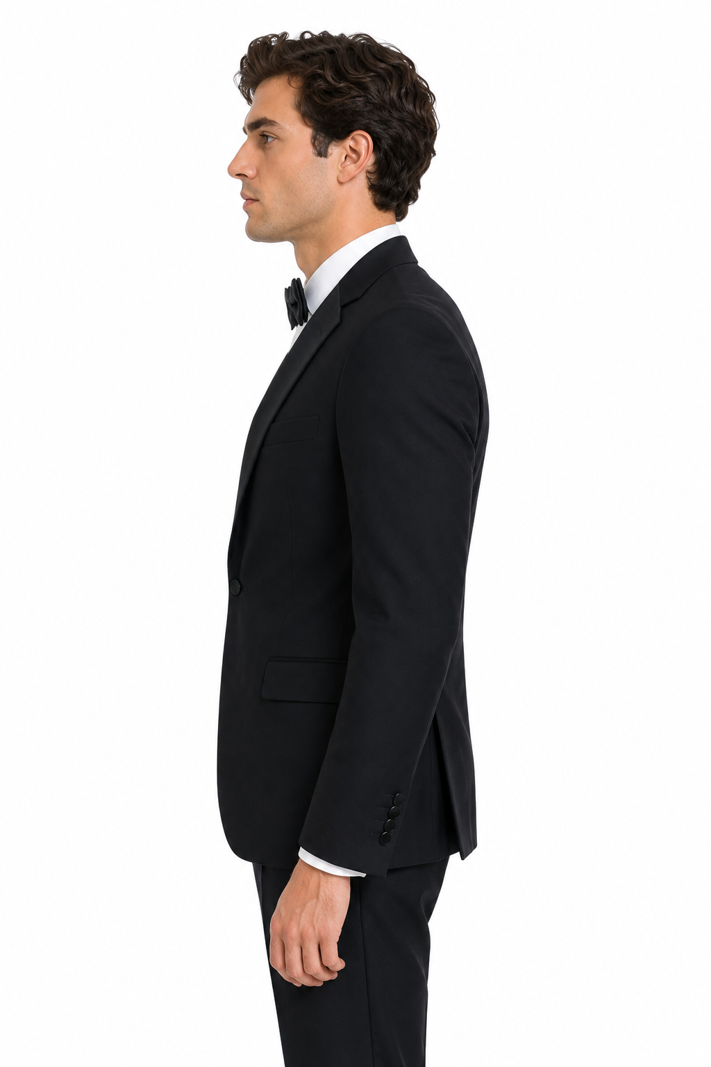 Torre Black 2 Piece Dinner Suit | Wool Rich Jacket & Trousers Tuxedo | Hampton