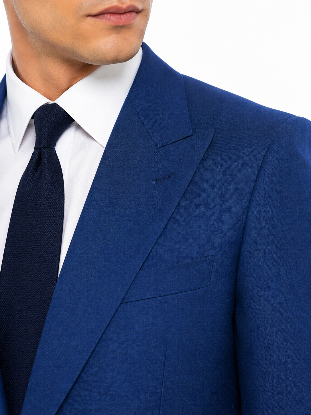 Royal Blue 2 Piece Tailcoat Suit | Wool Blend Morning Suit