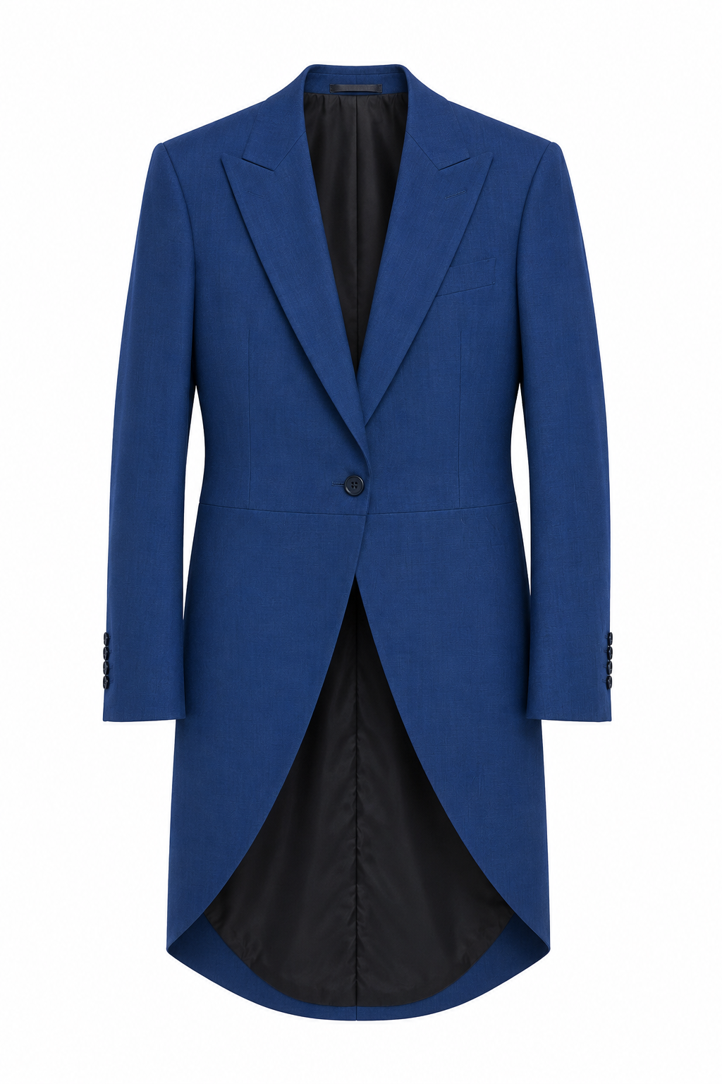 Royal Blue 2 Piece Tailcoat Suit | Wool Blend Morning Suit