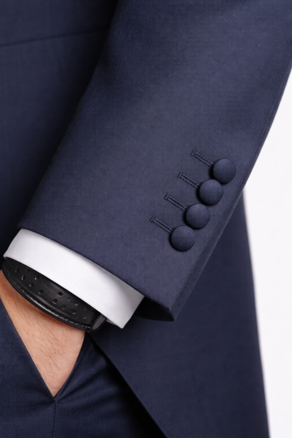 Navy Blue 2 Piece Tailcoat Suit | Pure 100% Wool | Jacket & Trousers