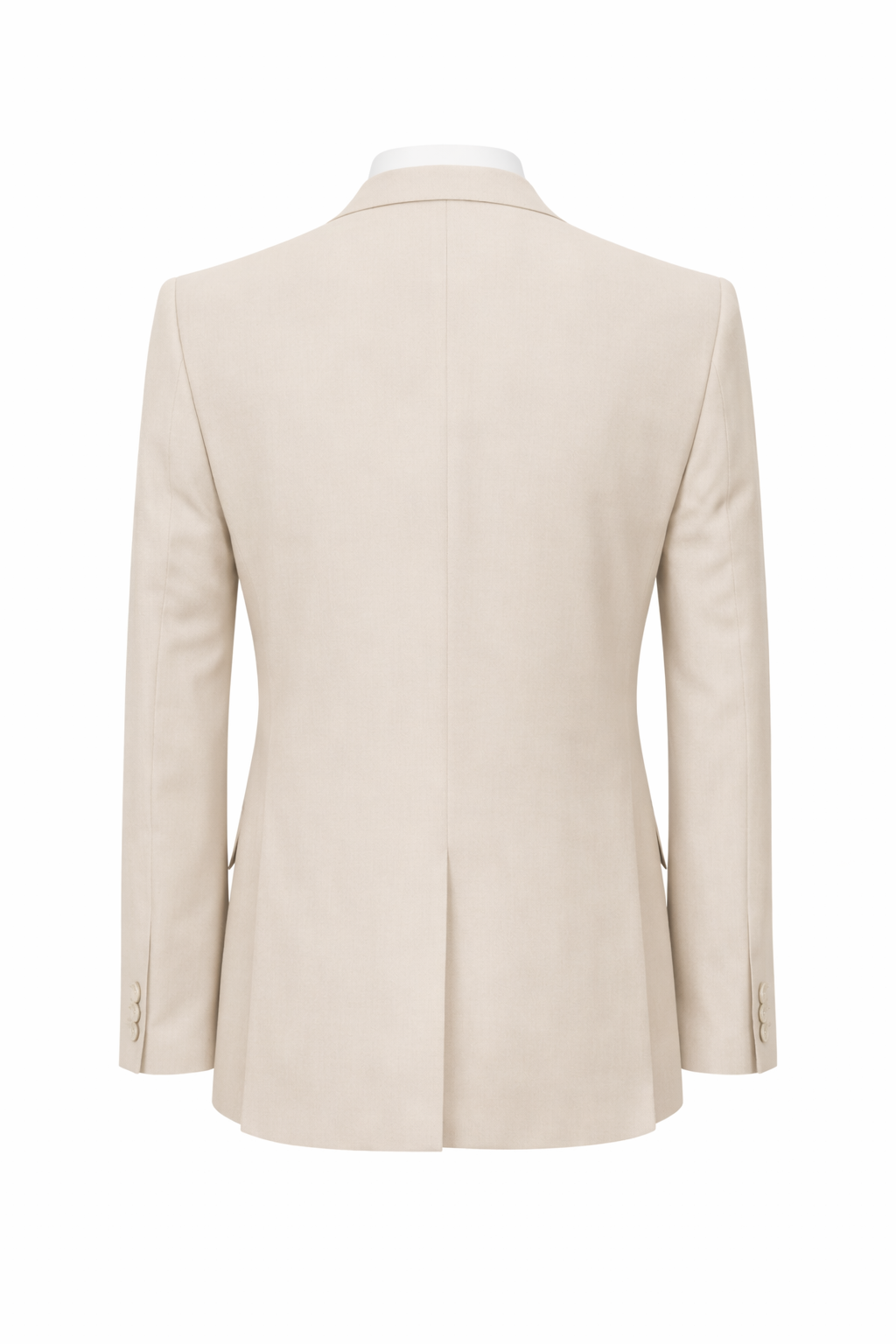 Beige Wool 3 Piece Suit | Classic Fit | Jacket, Trousers & Waistcoat