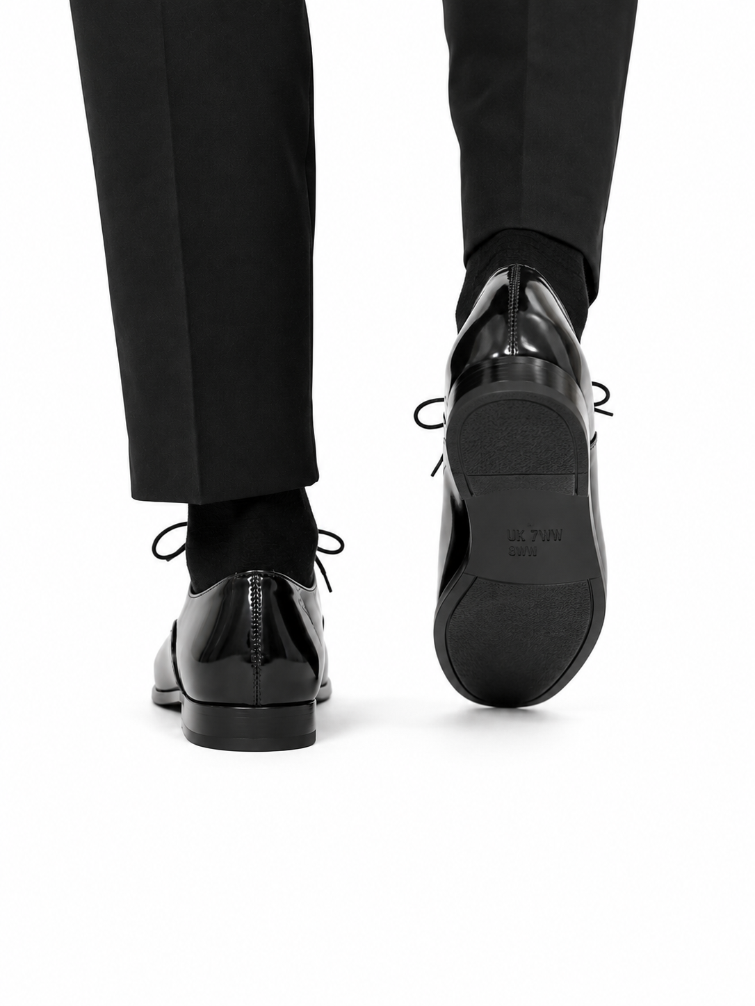Black Patent Formal Lace-Up Shoes | Frederico Leone