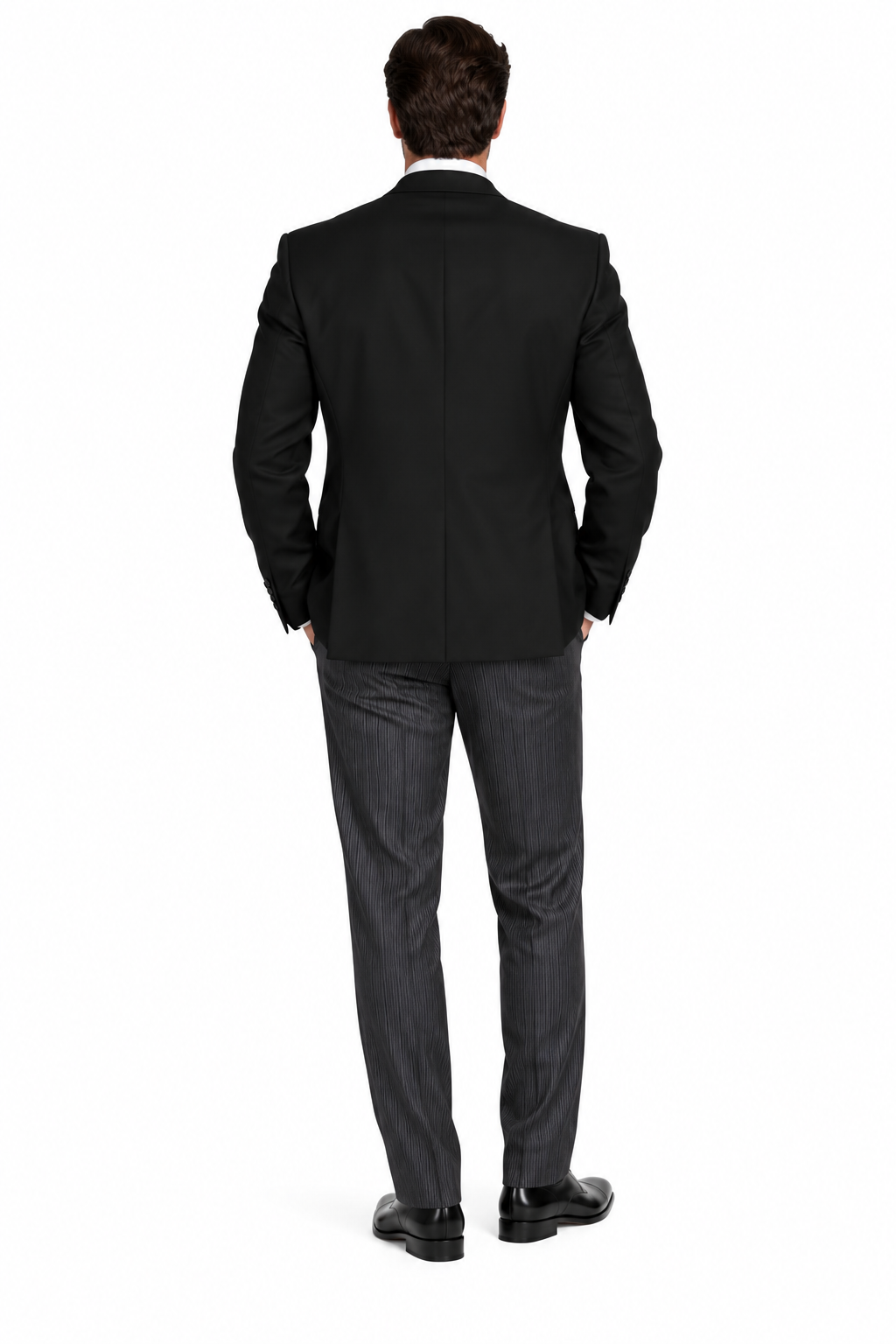 Plain Black Formal Short Morning Jacket | Masonic Masons Freemason Jacket