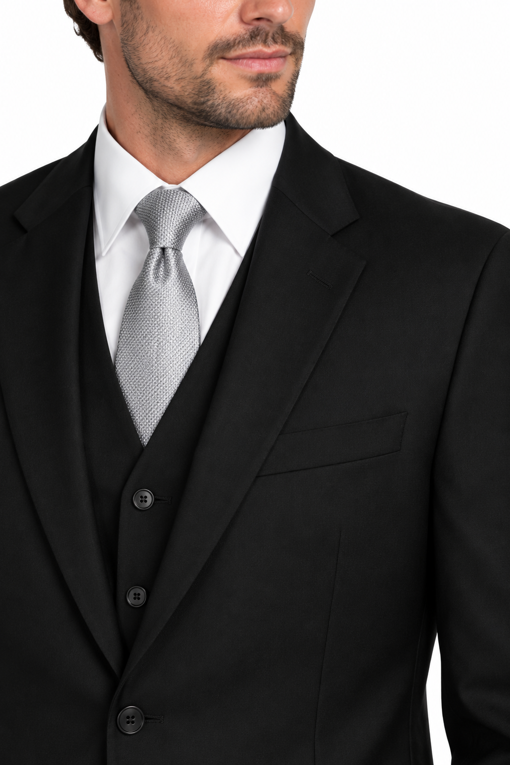 Plain Black Formal Short Morning Jacket | Masonic Masons Freemason Jacket