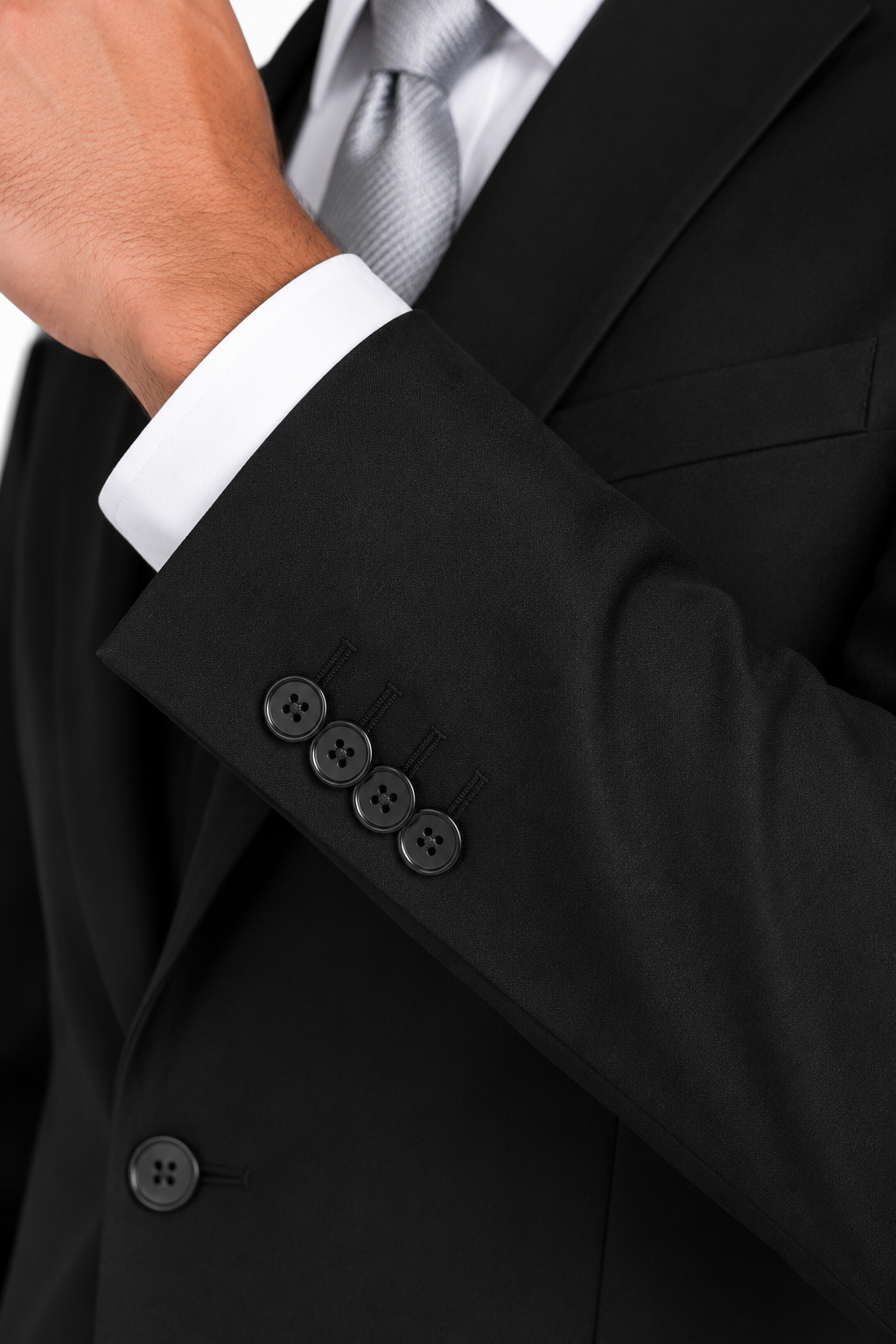 Plain Black Formal Short Morning Jacket | Masonic Masons Freemason Jacket