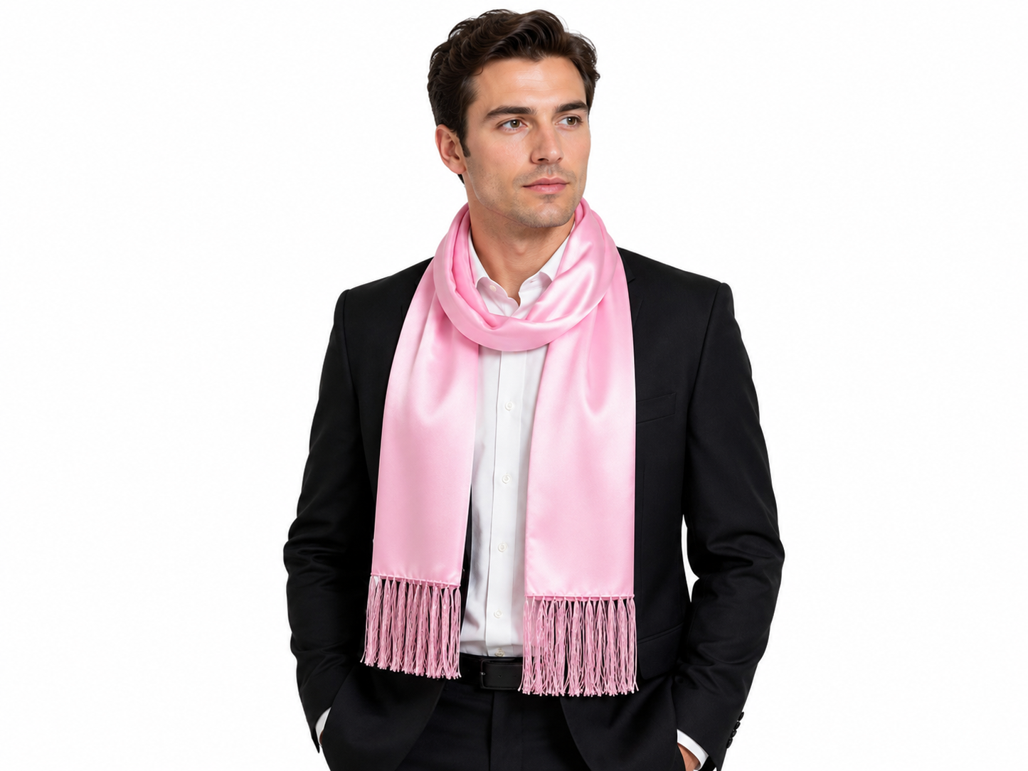 Blush Pink Formal Dress Scarf