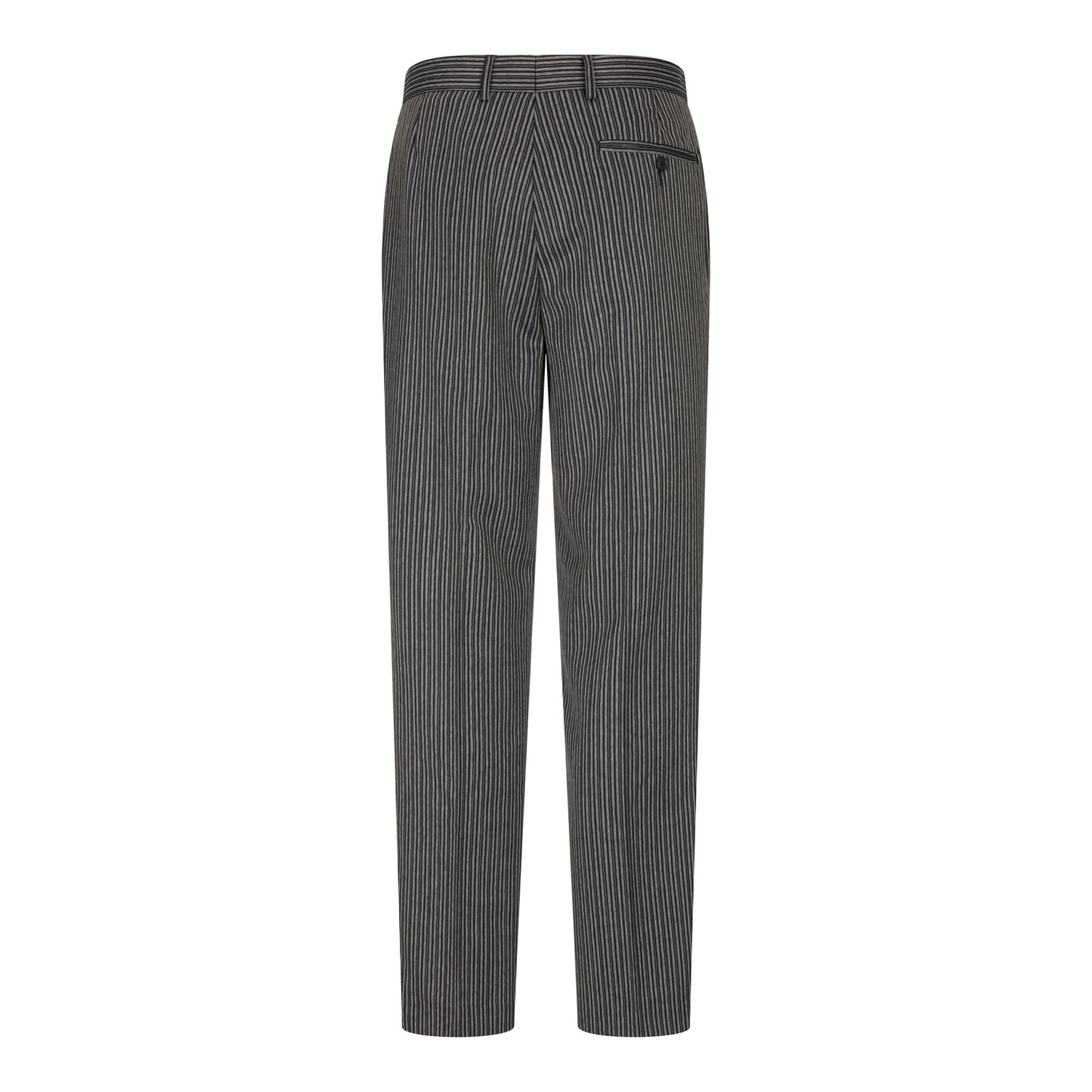 Men's Pinstripe Morning Trousers with Black & Grey Stripe - New