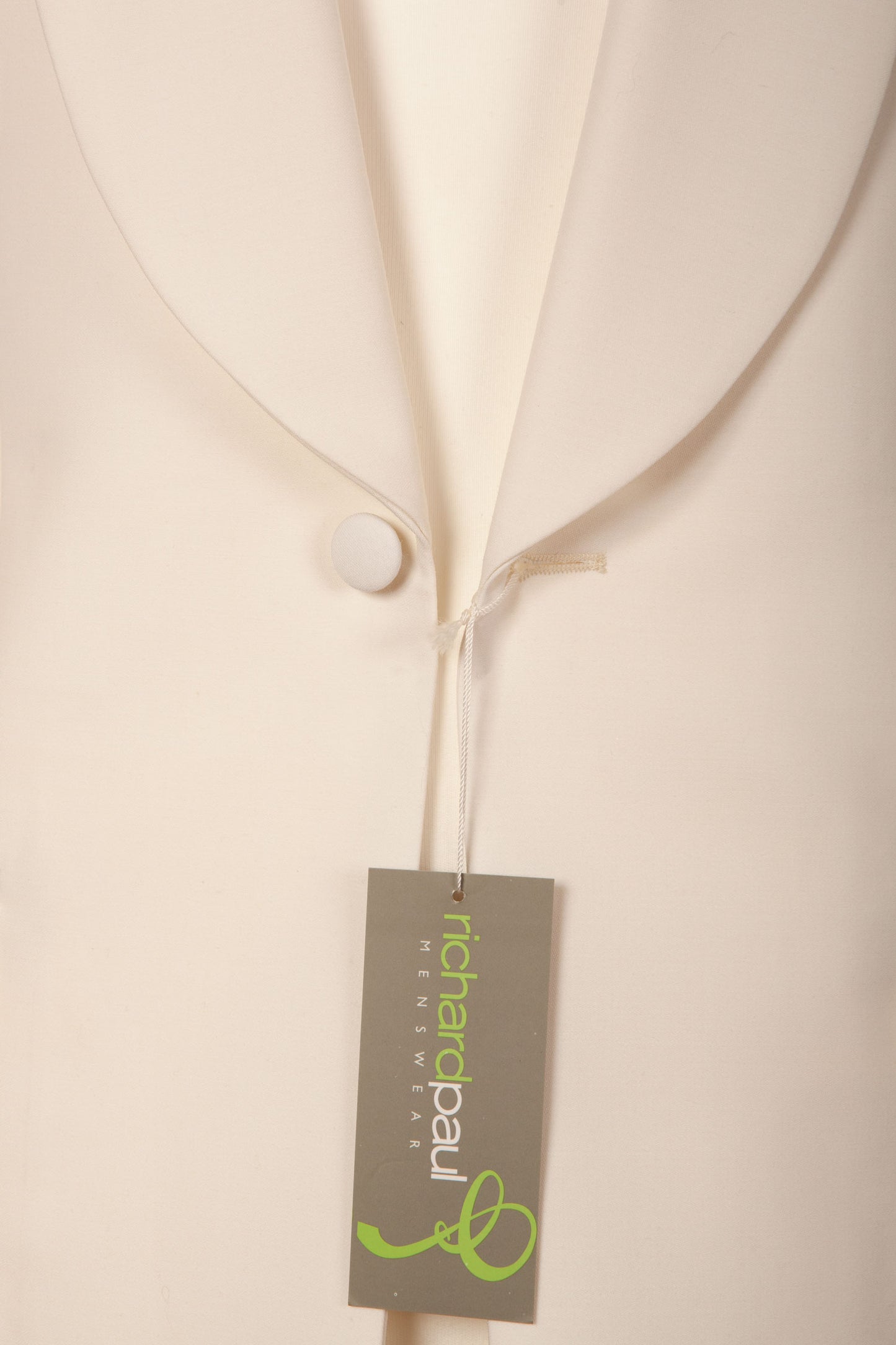 Ivory Shawl Collar Dinner Jacket | Wool Blend Cream Tuxedo