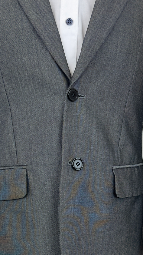 Grey Wedding Suit 2 Piece | Mohair Wool | Jacket & Trousers