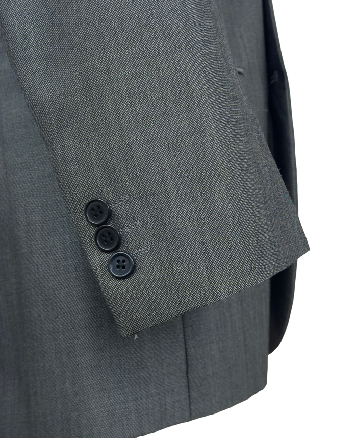 Grey Wedding Suit 2 Piece | Mohair Wool | Jacket & Trousers