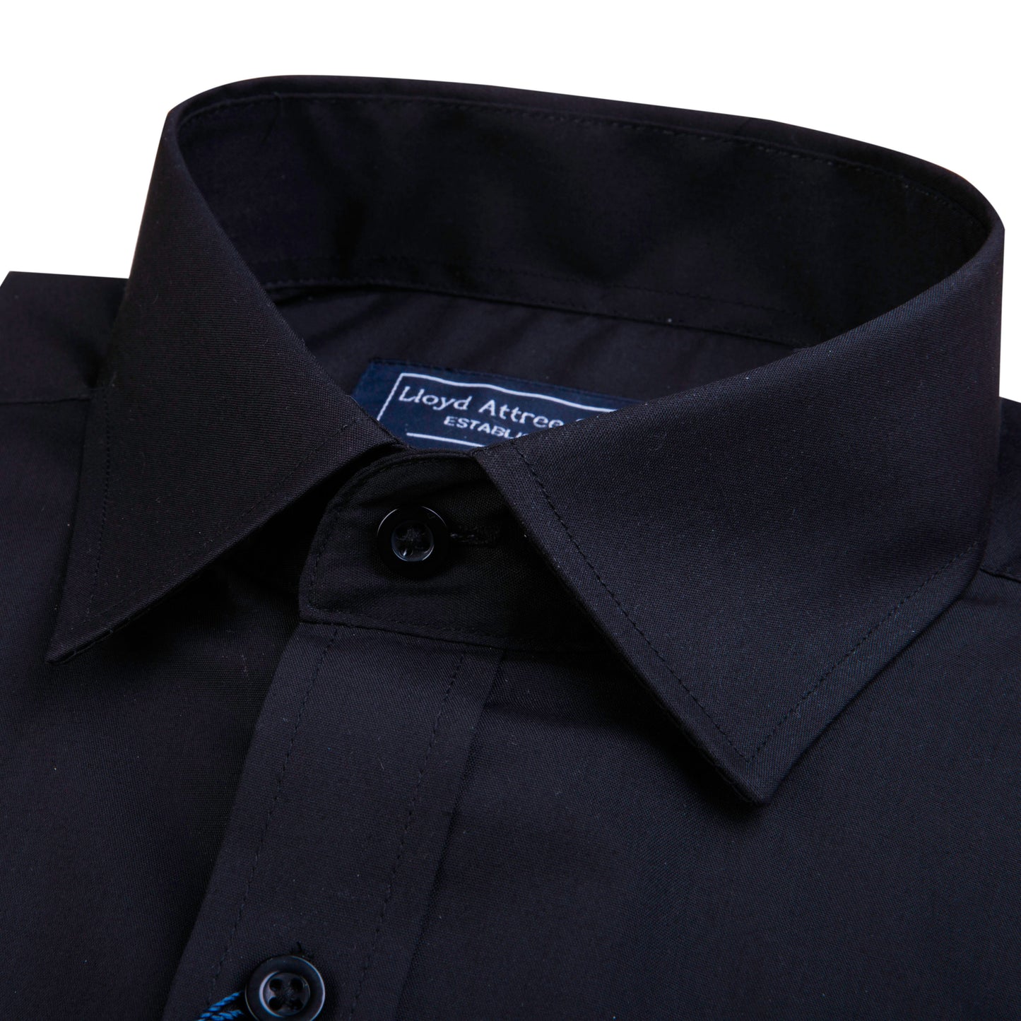 Black Short Sleeve Tailored Fit Shirt - Brand New