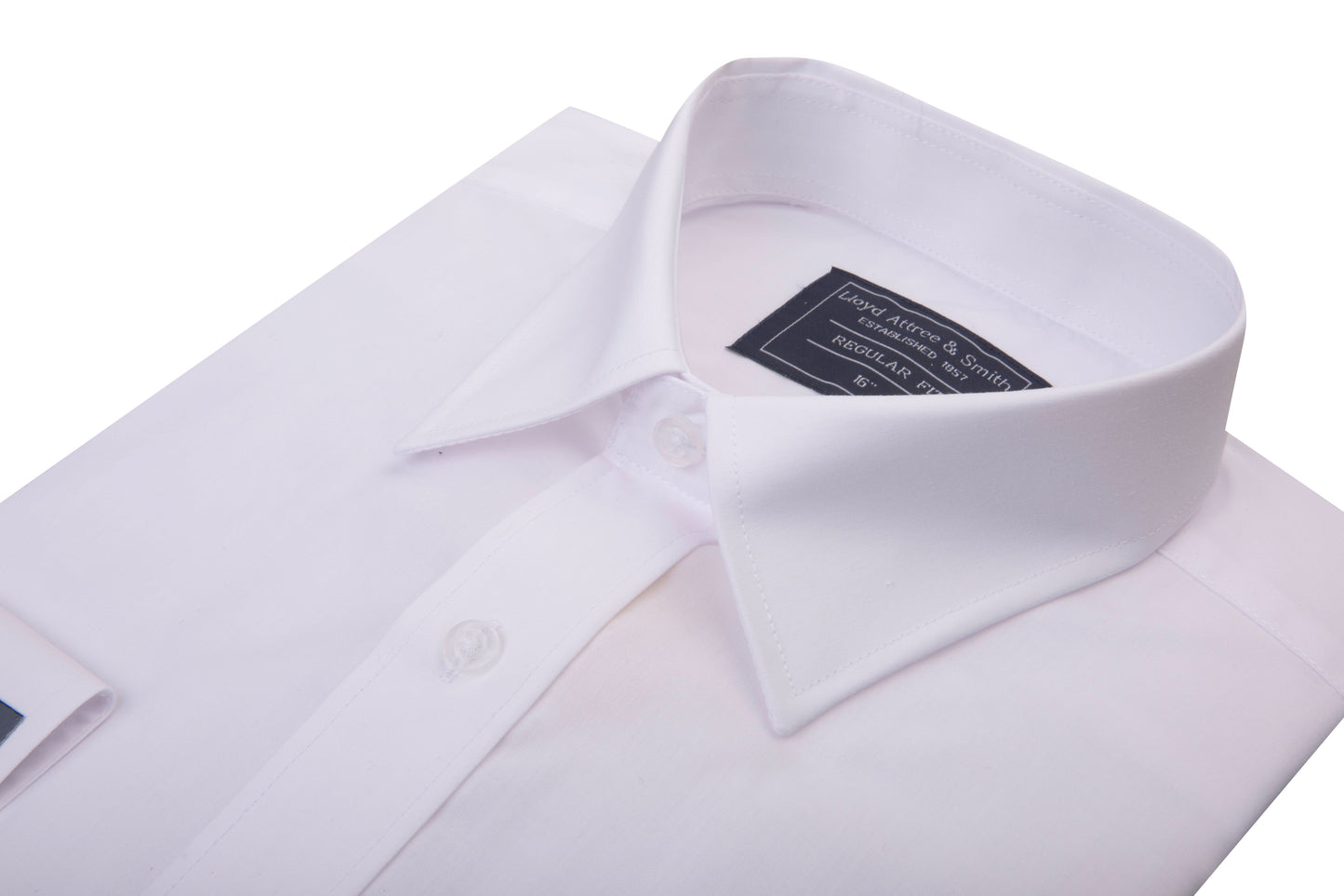 Men's White Regular Collar Formal Shirt