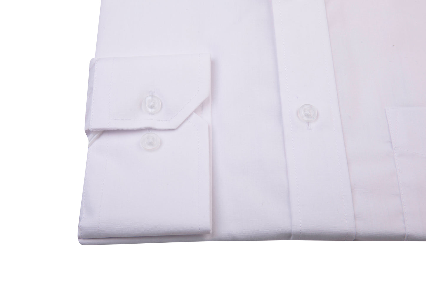 Men's White Regular Collar Formal Shirt