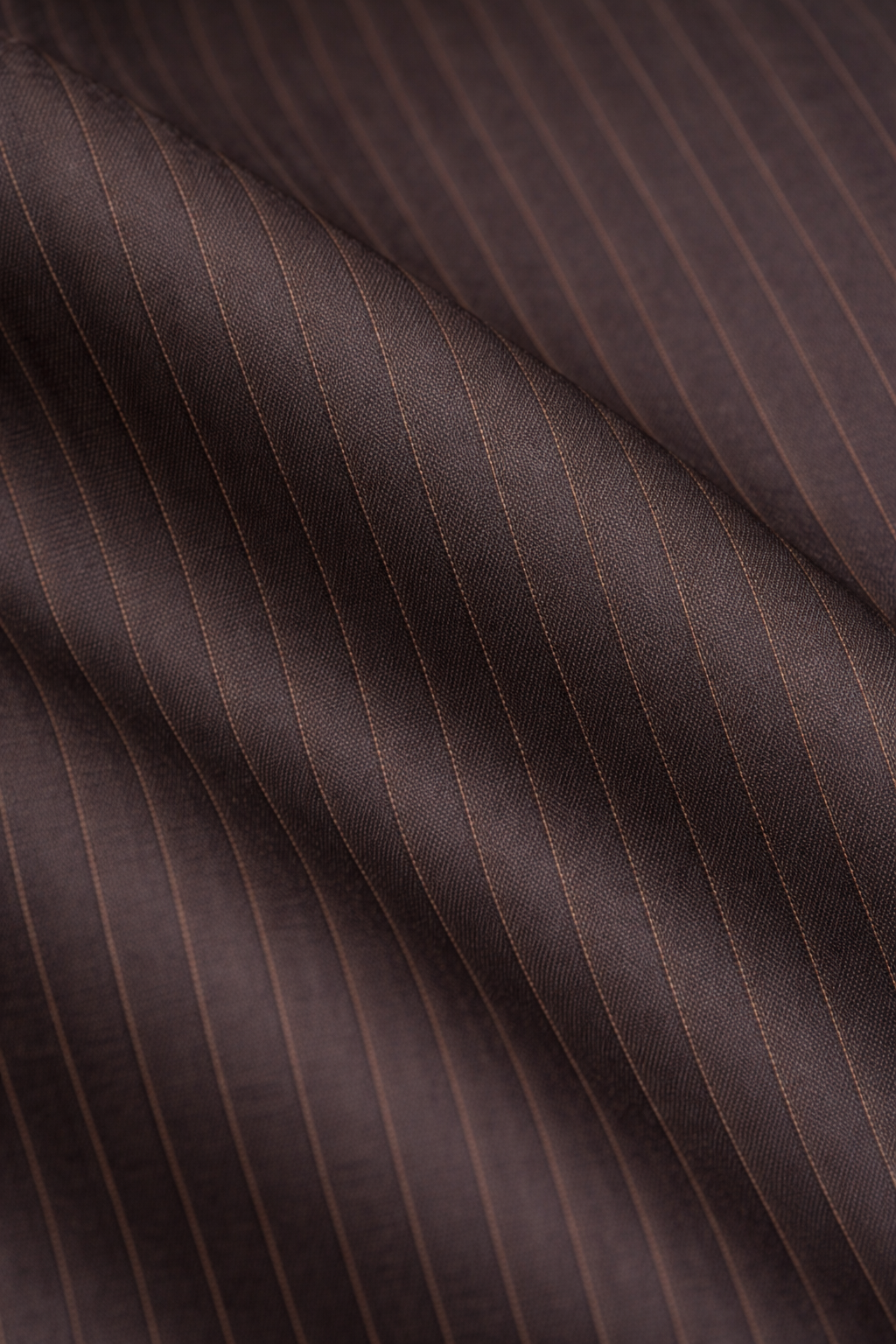 Brown Stripe Wool Tailcoat Jacket | 100% Pure Wool