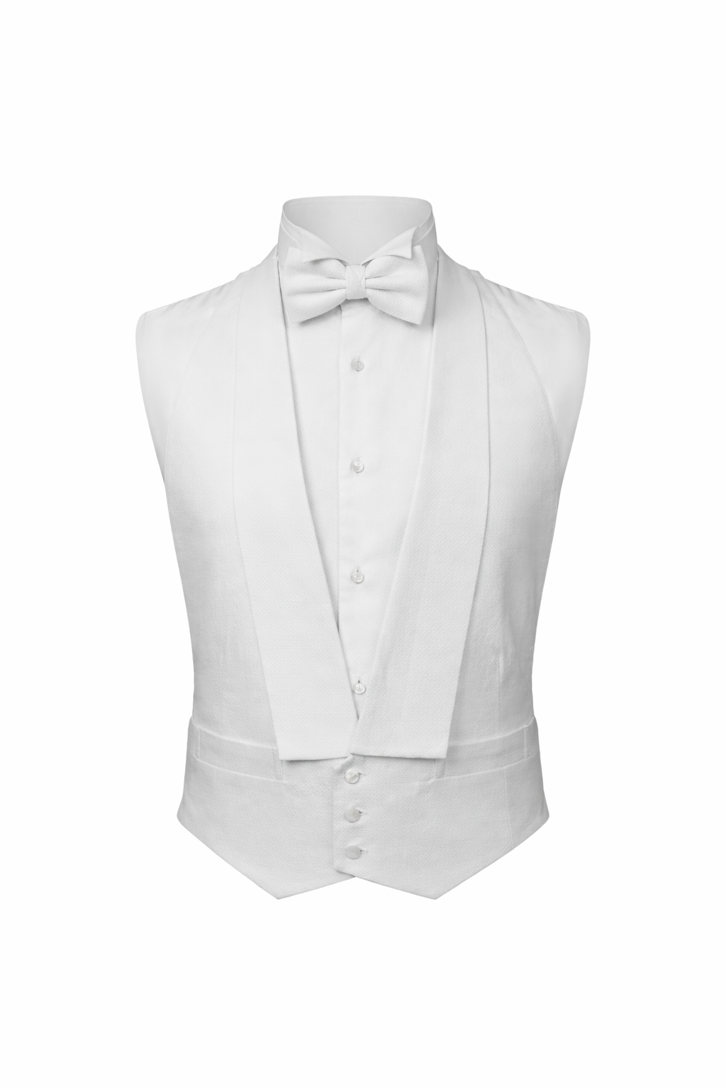 White Tie Evening Tailcoat 4 Piece Set | Jacket, Trousers, Marcella Waistcoat & Marcella Bow Tie