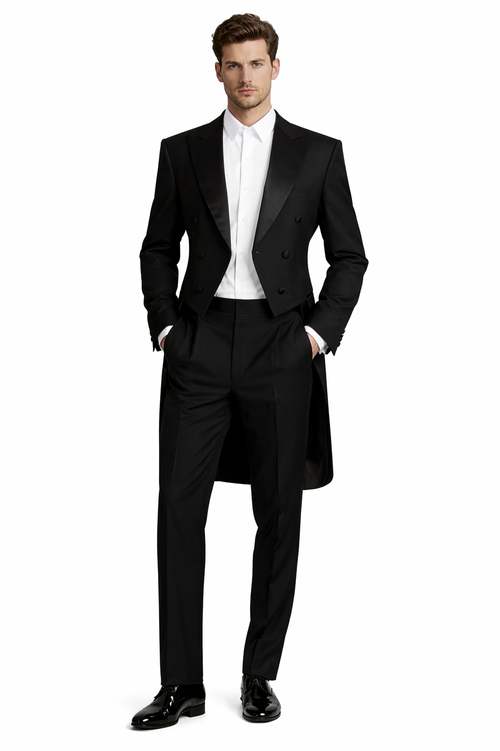 White Tie Evening Tailcoat 2 Piece Set | Jacket & Trousers