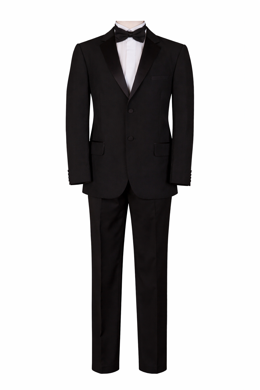 Black 2 Piece Tuxedo Dinner Suit | Jacket & Trouser