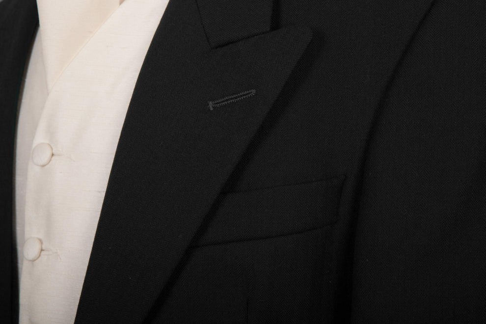 Black Frock Coat for Funerals & Masonic Wear Ex Hire Richard Paul