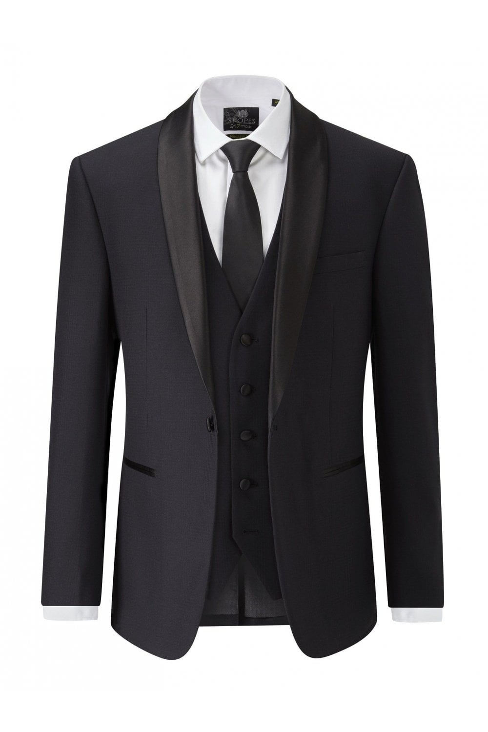 Navy Blue 3 Piece Dinner Suit | Skopes Newman | Tailored Fit