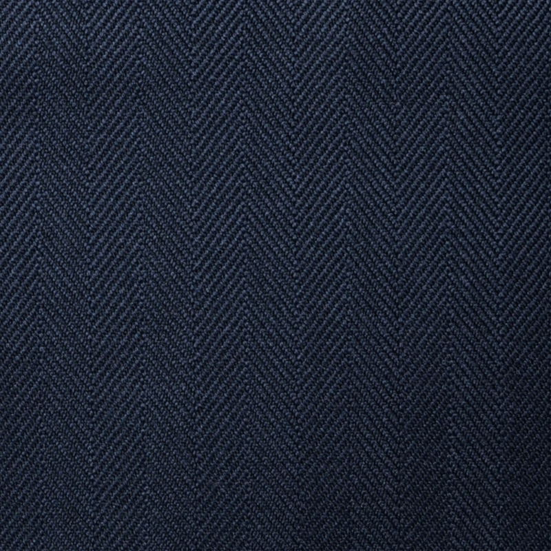 Navy Herringbone Suit Jacket Blazer | 100% Pure Wool