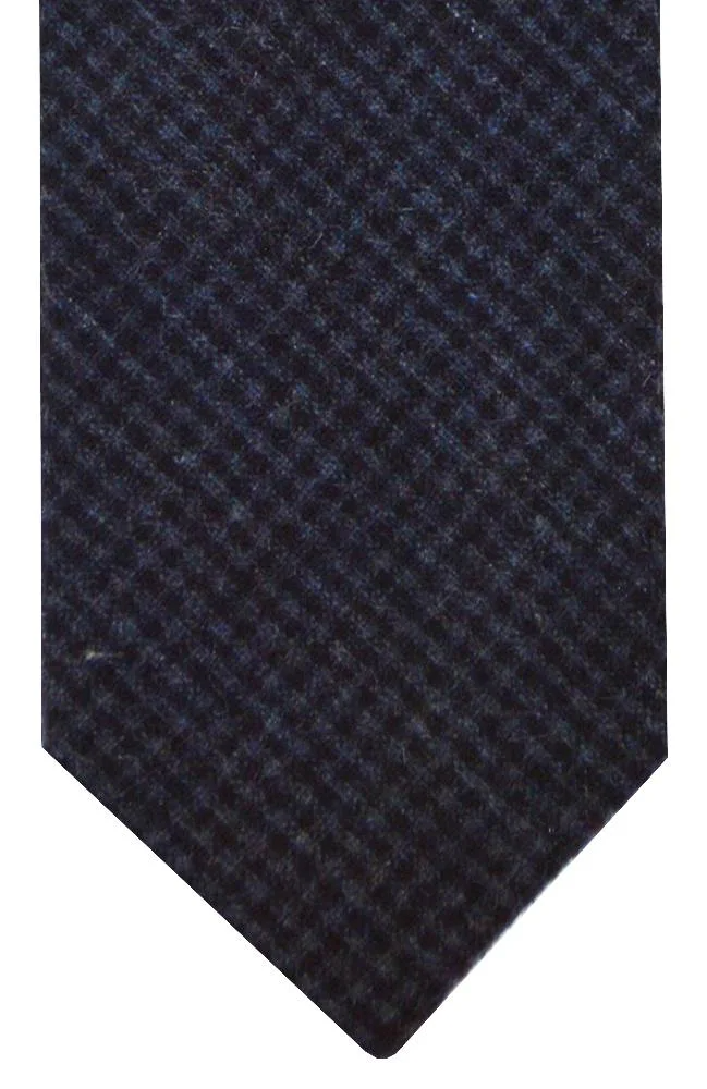 Grey Navy Tweed Tie - Brand New
