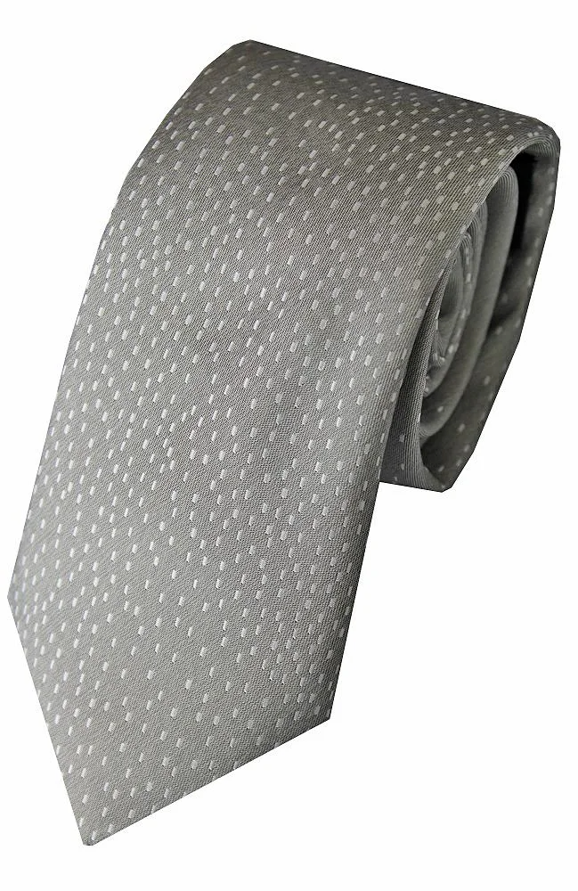 Speckled Silver Tie - Brand New