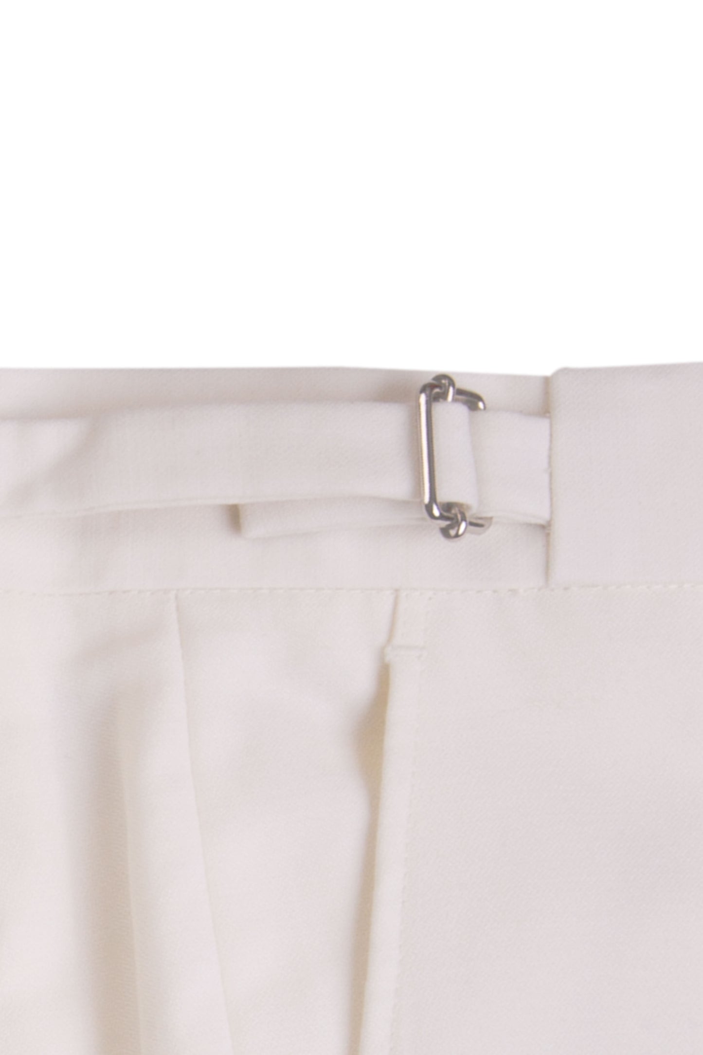 Ivory Cream Suit Trousers - Ex Hire