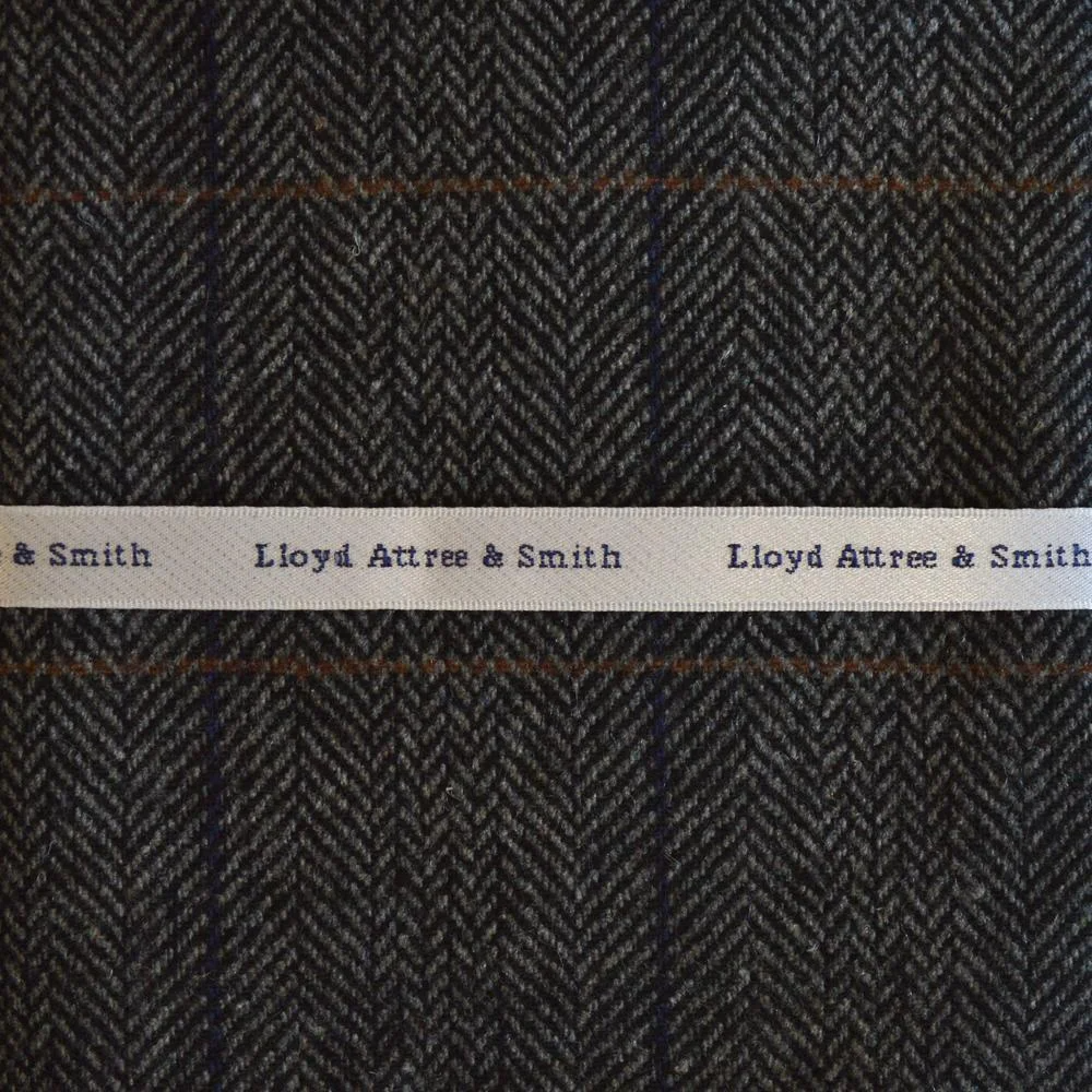 Charcoal Grey Tweed Check Waistcoat | Tailored Fit