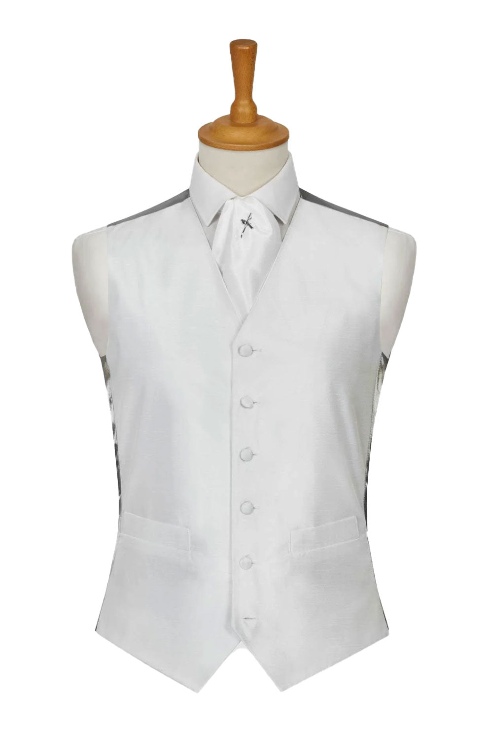 White Wedding Waistcoat - Brand New