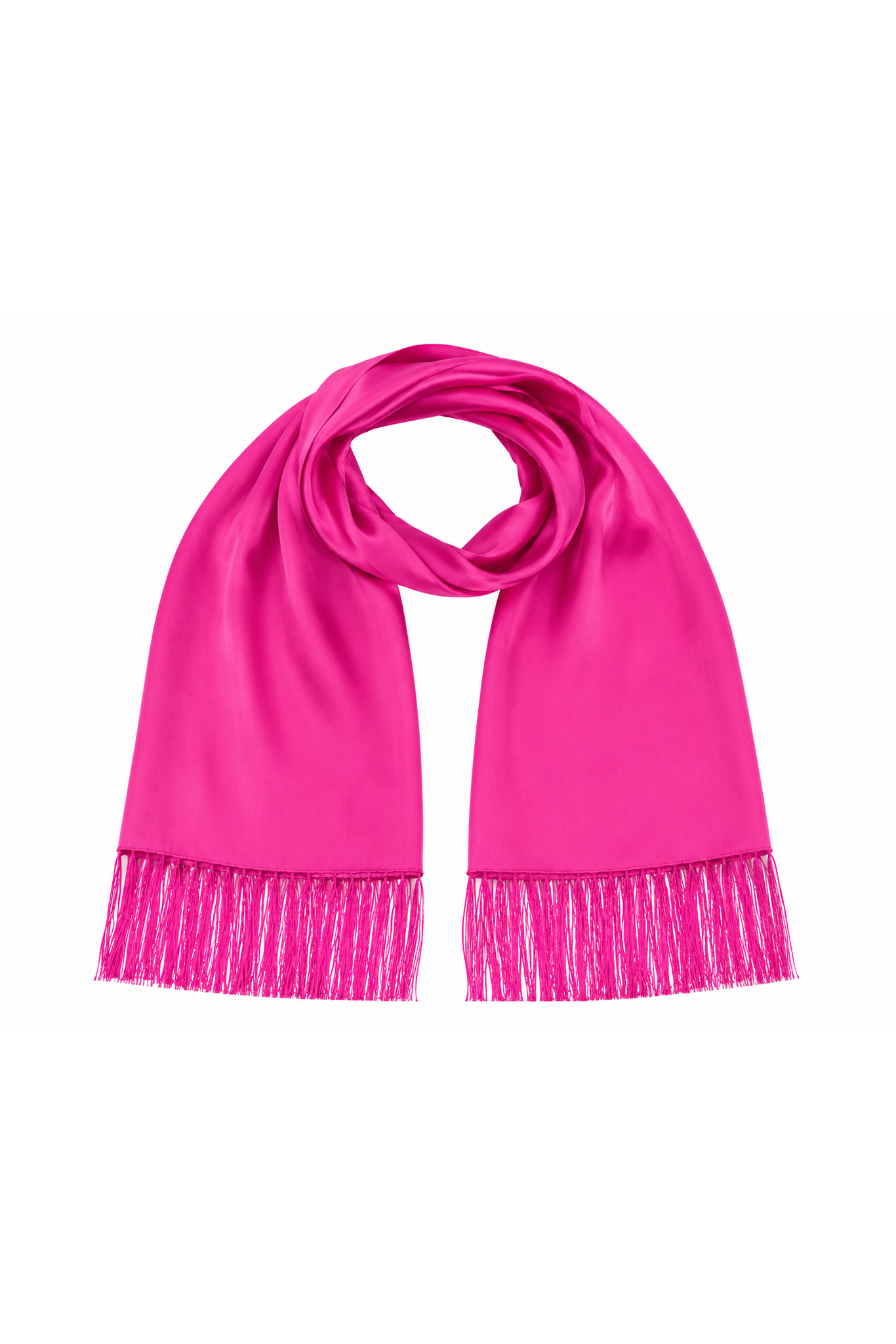 Fuchsia Pink Formal Dress Scarf