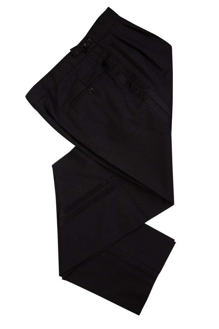 Black Tuxedo Dinner Suit Two Piece Jacket & Trousers - Ex Hire