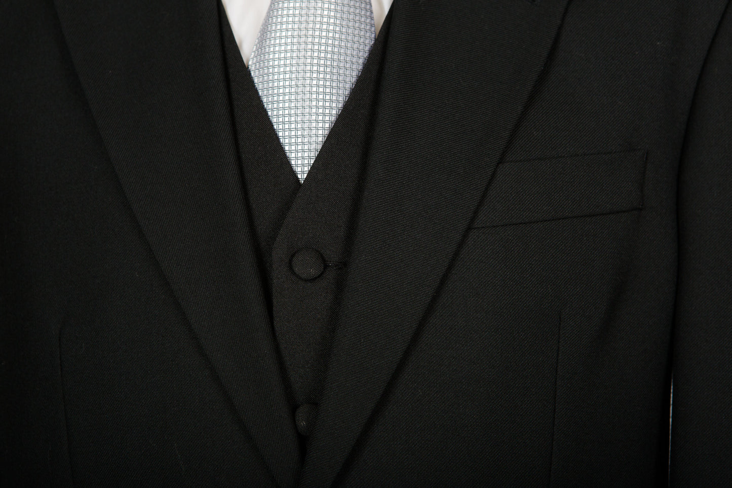 Black Masonic Three Piece Suit - Brand New
