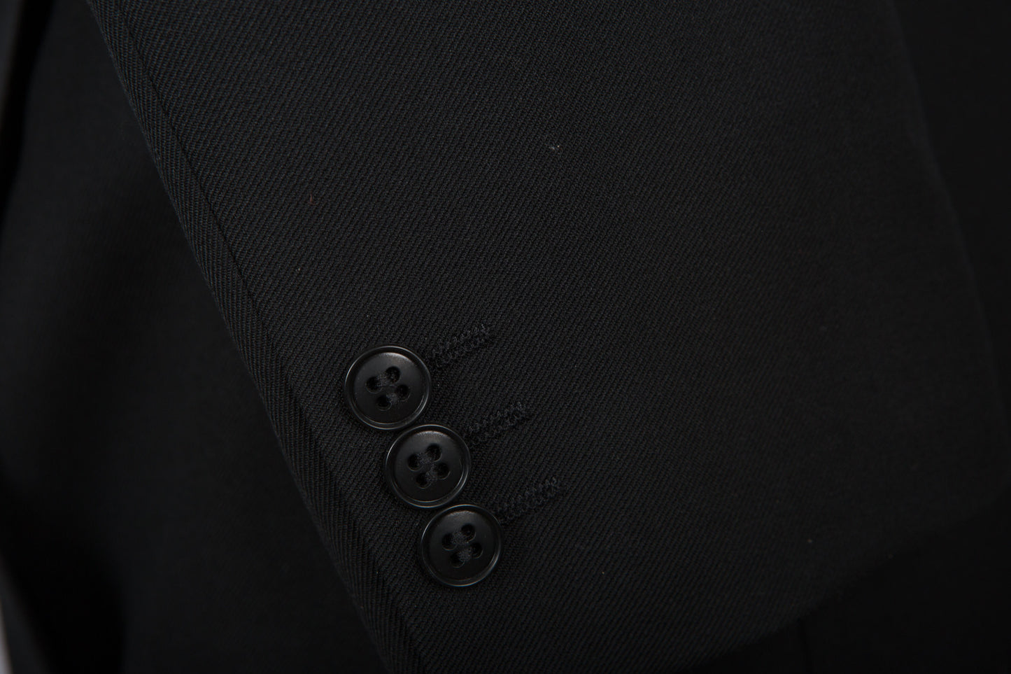 Black Masonic Two Piece Suit - Brand New