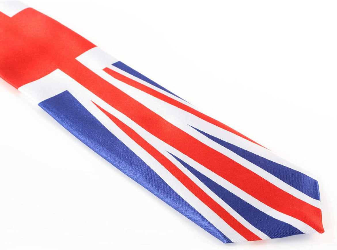 Union Jack Great Britain Flag Tie - Brand New