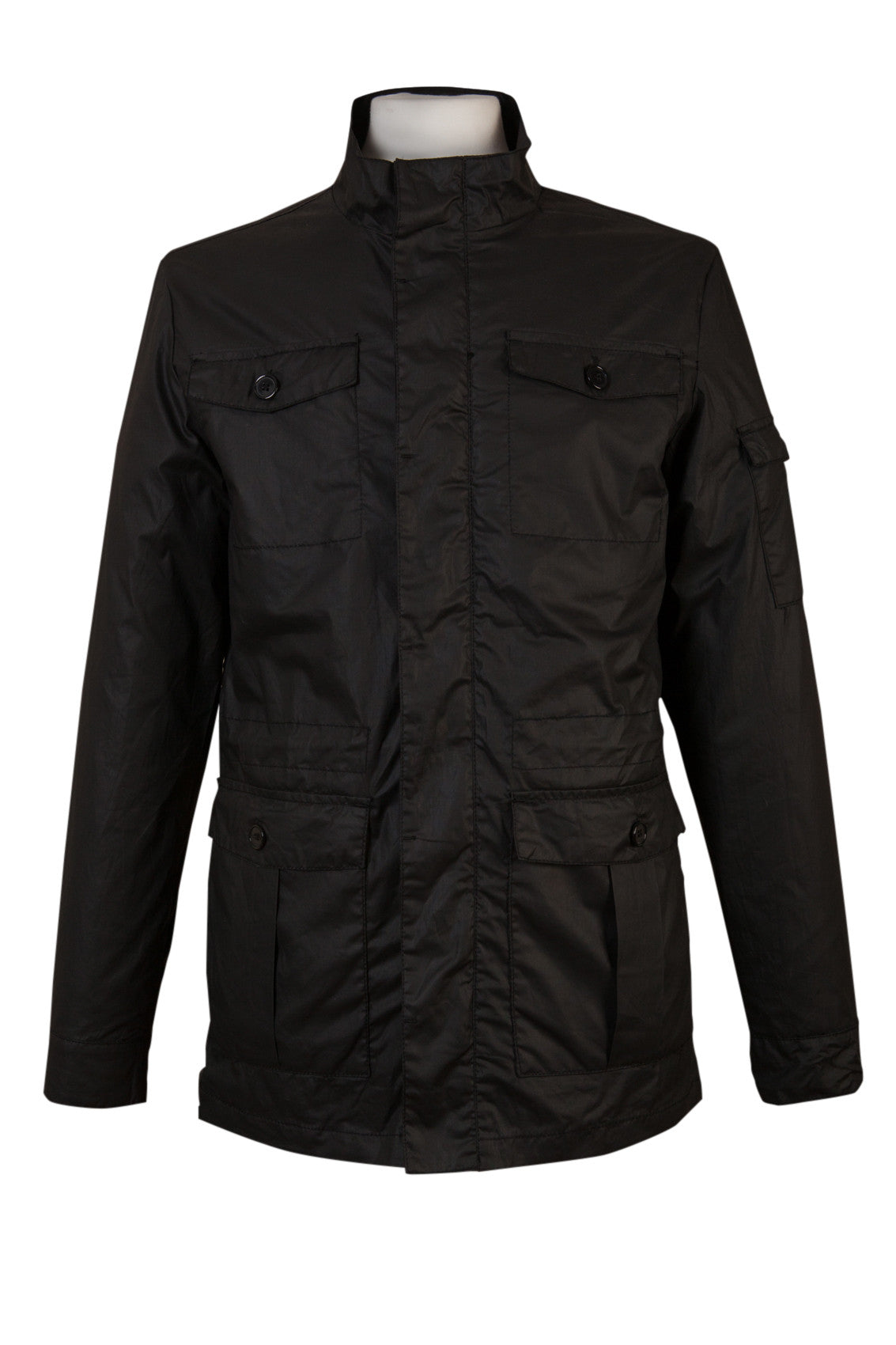 casual black utility military jacket coat mens every day 