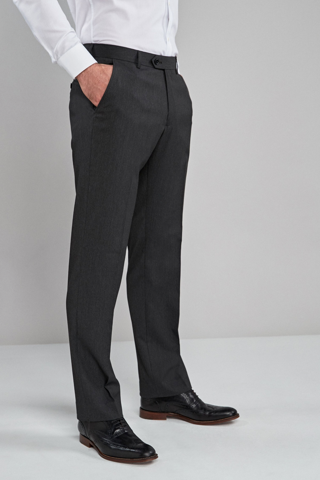 Charcoal Grey Slim Fit Trousers - Brand New